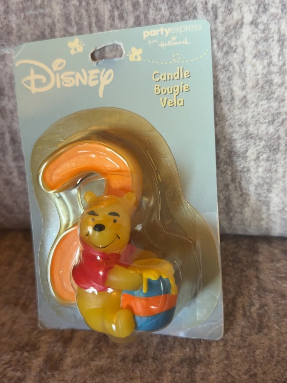 Disney Winnie the Pooh Number 2 Birthday Candle Party Express Hallmark
